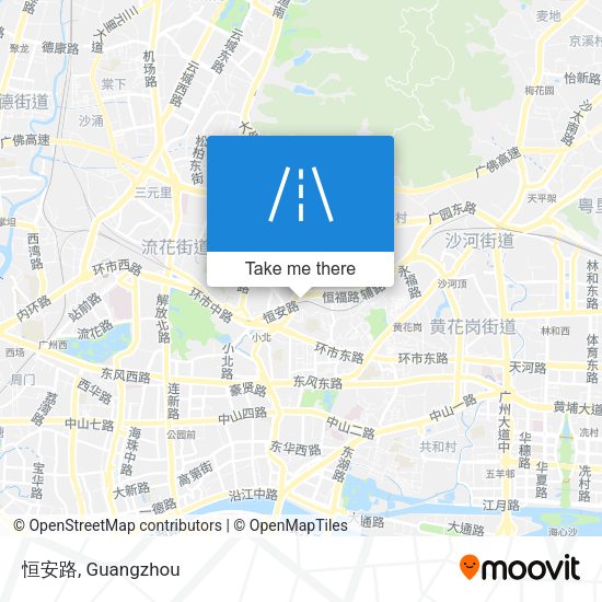 恒安路 map