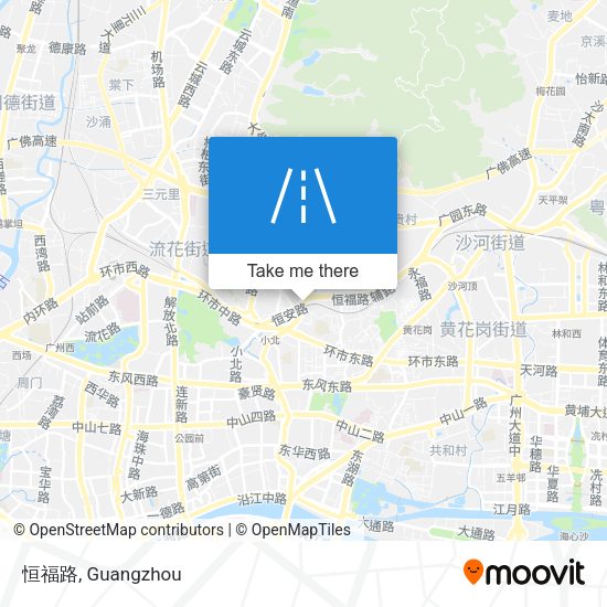 恒福路 map
