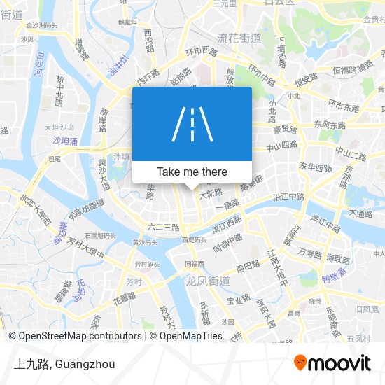 上九路 map