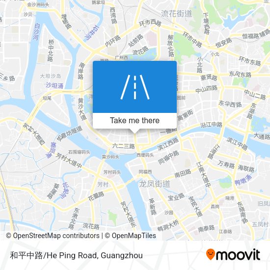 和平中路/He Ping Road map