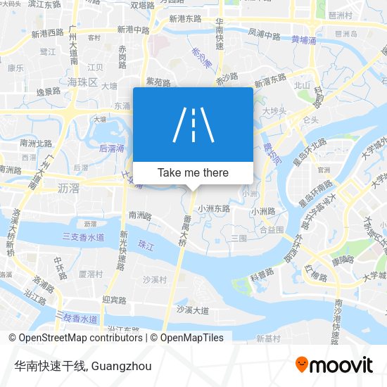 华南快速干线 map