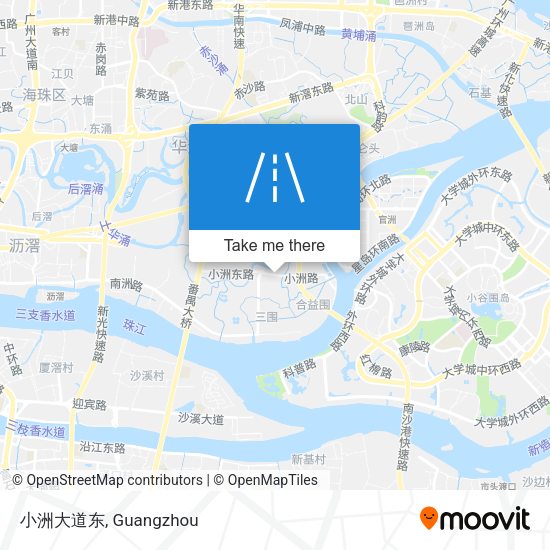 小洲大道东 map
