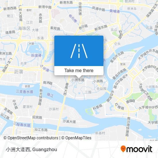 小洲大道西 map