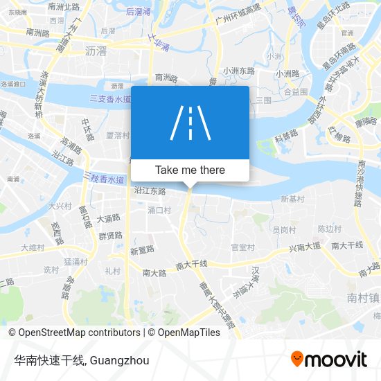 华南快速干线 map