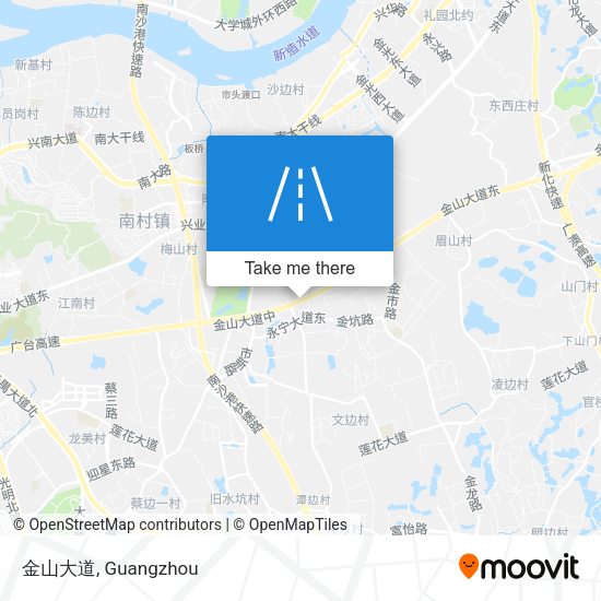 金山大道 map