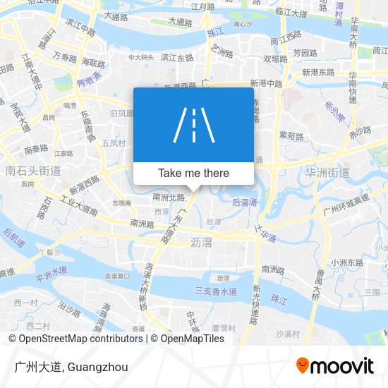 广州大道 map