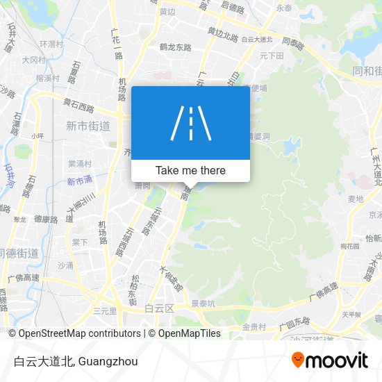 白云大道北 map