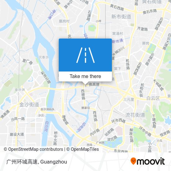 广州环城高速 map