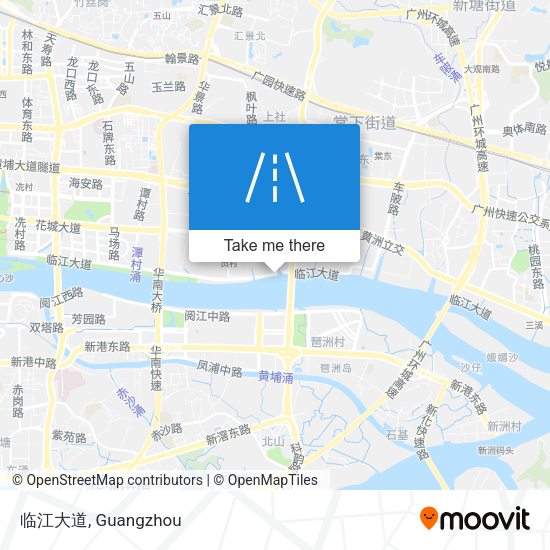 临江大道 map