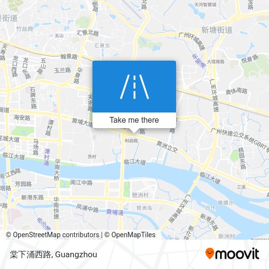 棠下涌西路 map
