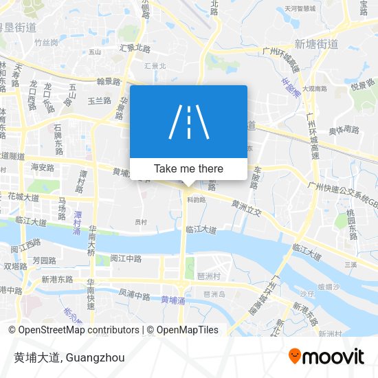 黄埔大道 map