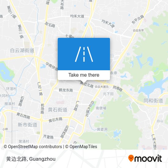 黄边北路 map