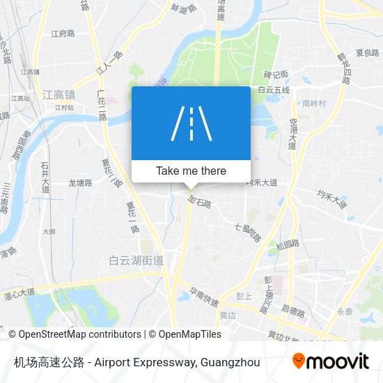 机场高速公路 - Airport Expressway map