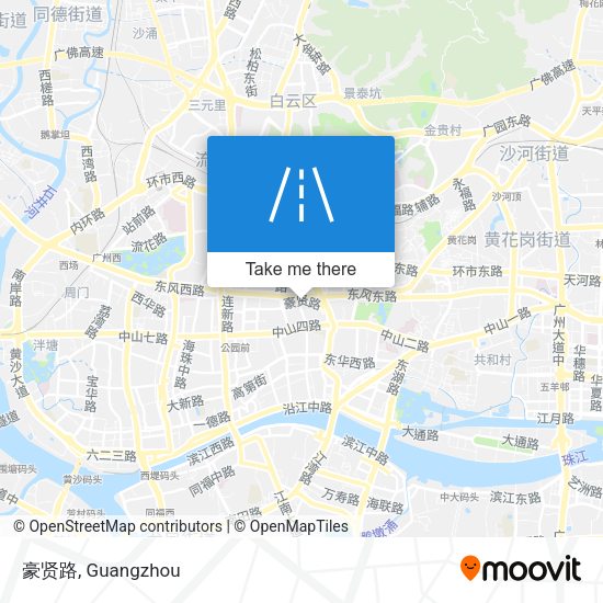 豪贤路 map