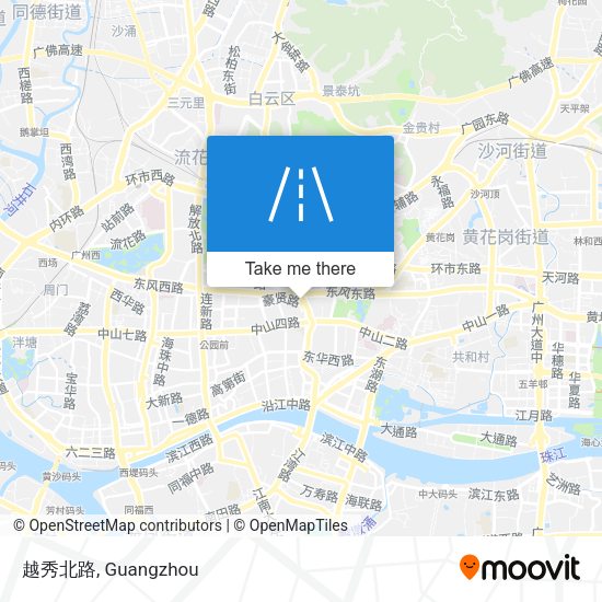 越秀北路 map
