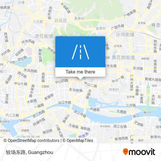 较场东路 map