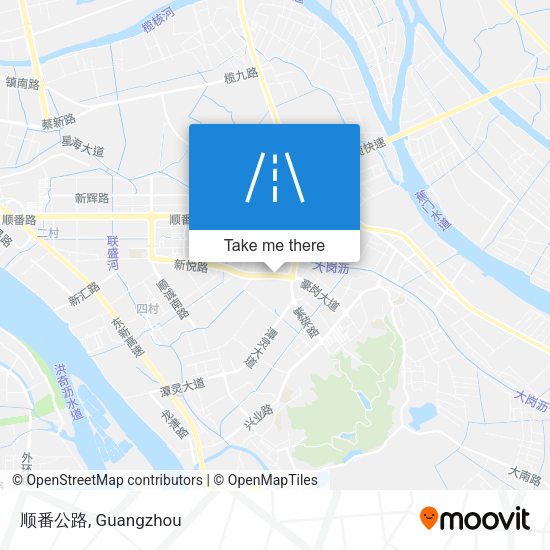 顺番公路 map