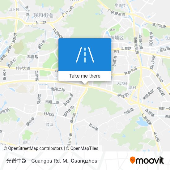 光谱中路 - Guangpu Rd. M. map