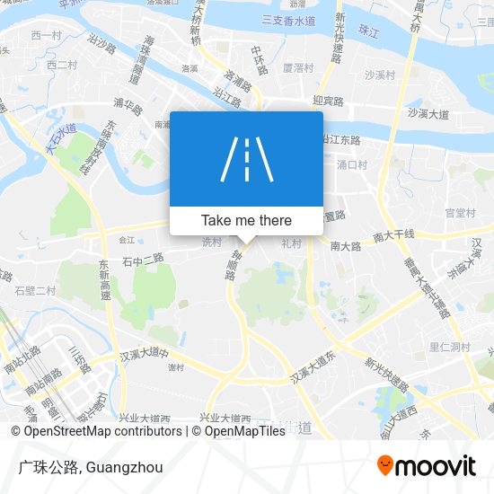 广珠公路 map