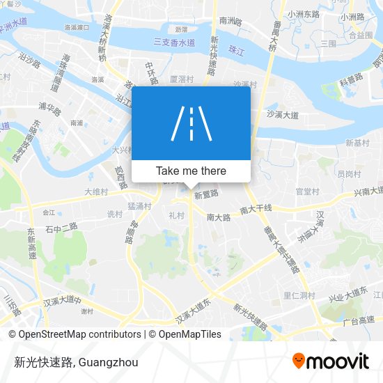 新光快速路 map