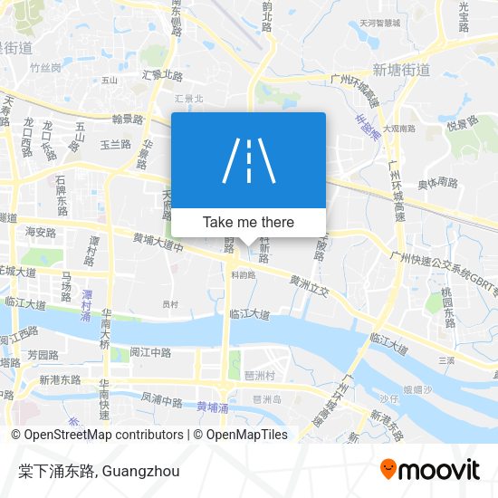 棠下涌东路 map