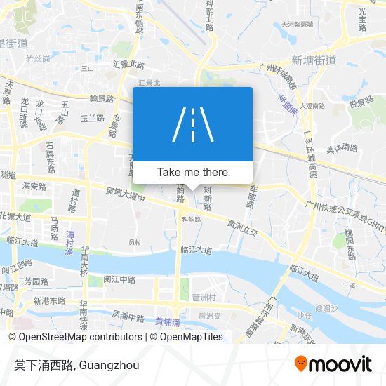 棠下涌西路 map