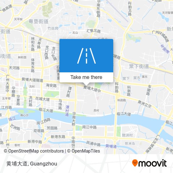 黄埔大道 map