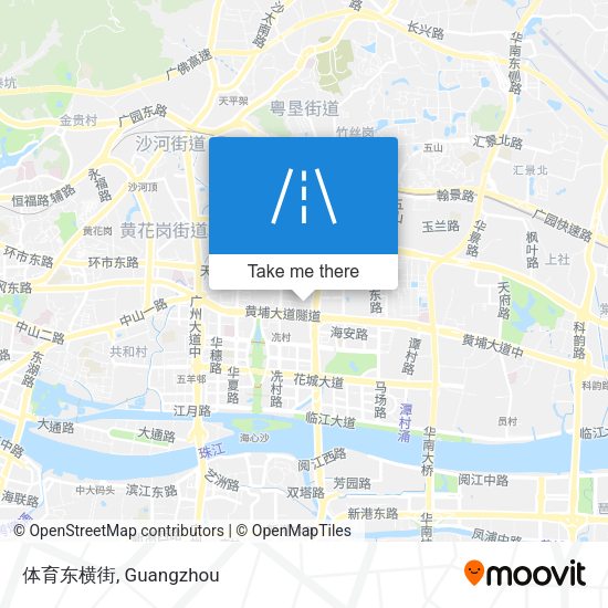 体育东横街 map