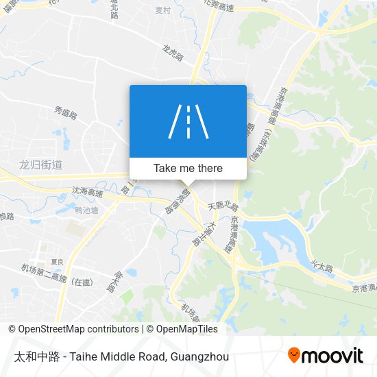 太和中路 - Taihe Middle Road map