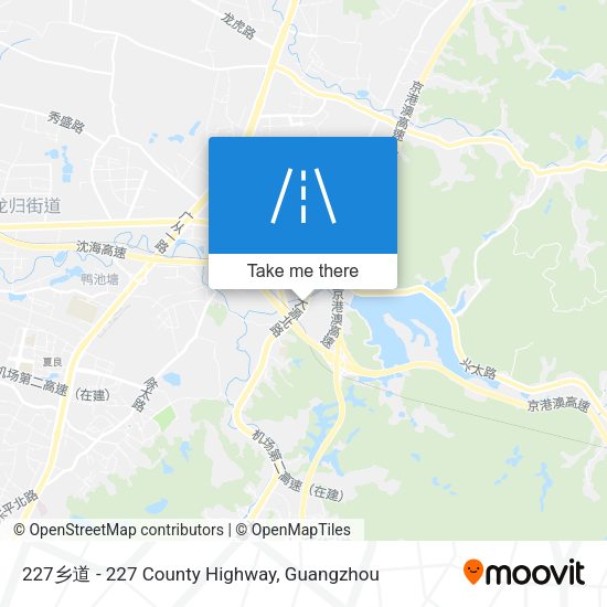 227乡道 - 227 County Highway map