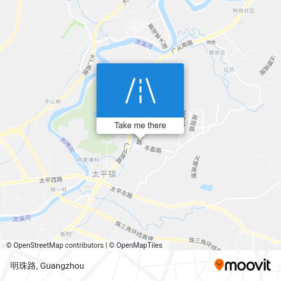 明珠路 map