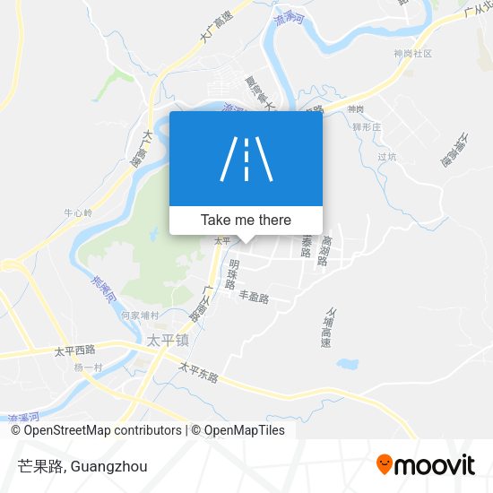 芒果路 map