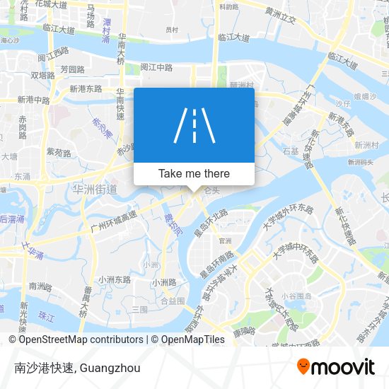 南沙港快速 map