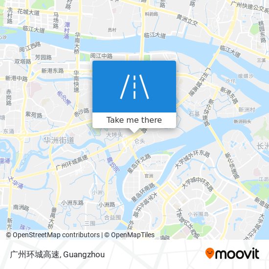 广州环城高速 map