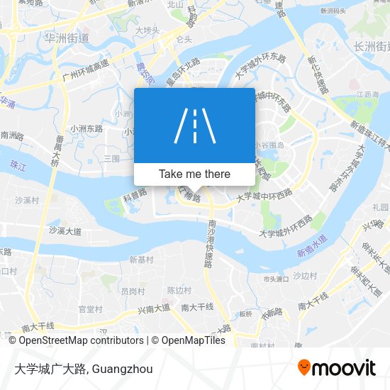 大学城广大路 map