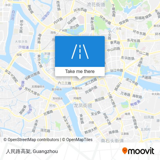 人民路高架 map