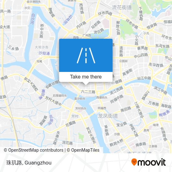 珠玑路 map