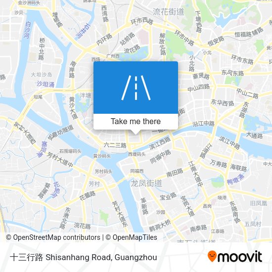 十三行路 Shisanhang Road map