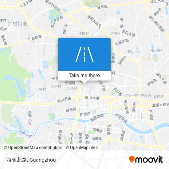 西丽北路 map