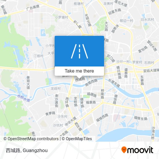 西城路 map