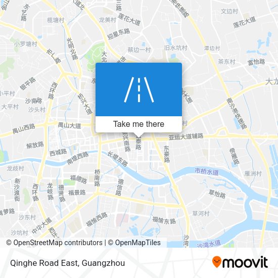 Qinghe Road East map