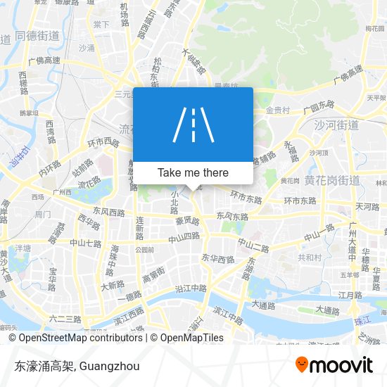 东濠涌高架 map