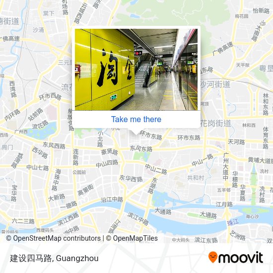 建设四马路 map