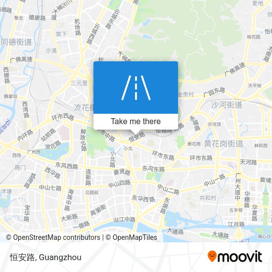 恒安路 map