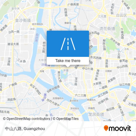 中山八路 map