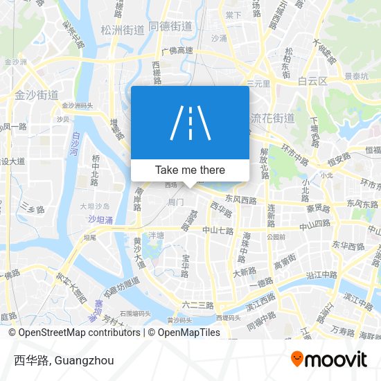 西华路 map