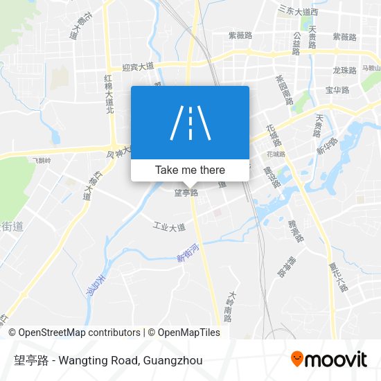 望亭路 - Wangting Road map