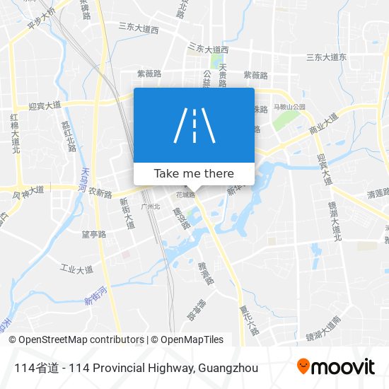 114省道 - 114 Provincial Highway map