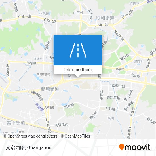光谱西路 map