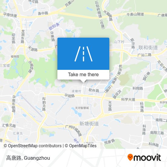 高唐路 map